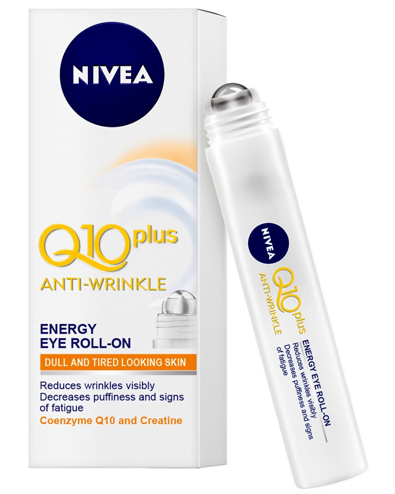 Nivea Q10 plus Anti-Wrinkle Energy Eye Roll-On -       Q10   "Q10 plus" - 