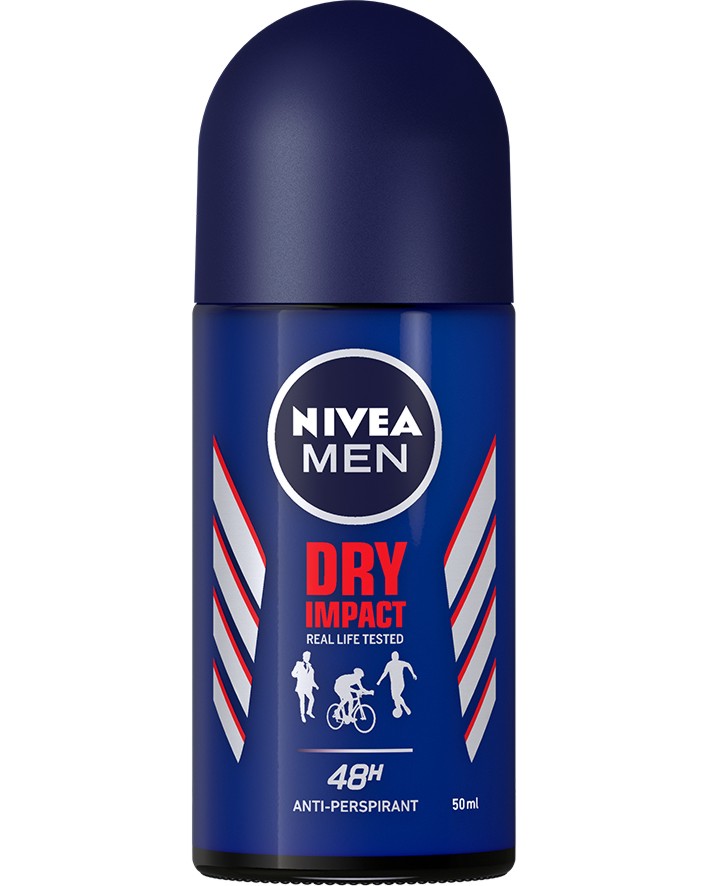 Nivea Men Dry Impact Anti-Perspirant Roll-On - ����� ���������� �� ���� ������ ���������� �� ������� "Dry Impact" - �����