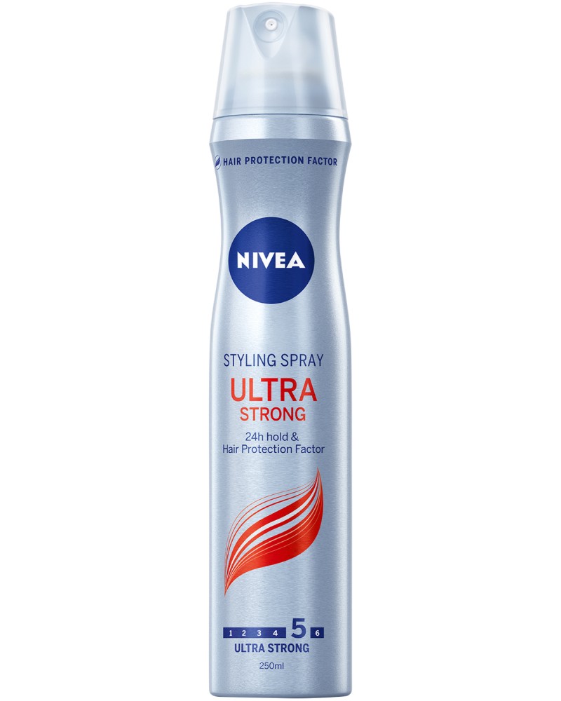 NIvea Styling Spray Ultra Strong NIvea Styling Spray Ultra Strong - Лак за коса за ултра силна фиксация - лак