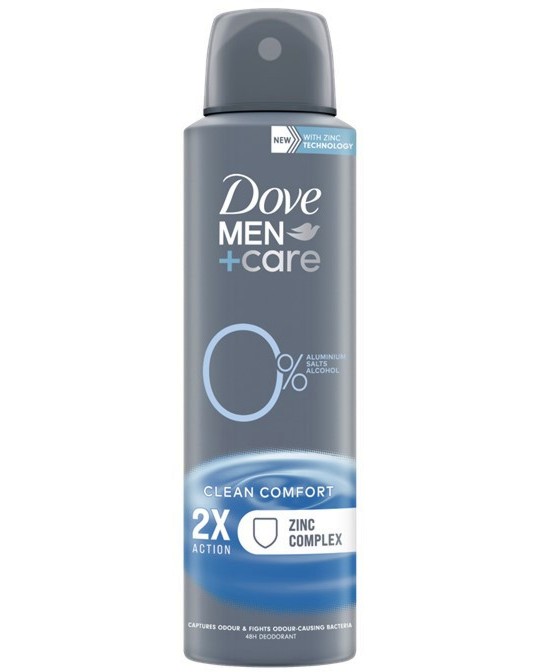 Dove Men+Care Clean Comfort 48H Deodorant -        Men+Care Clean Comfort - 