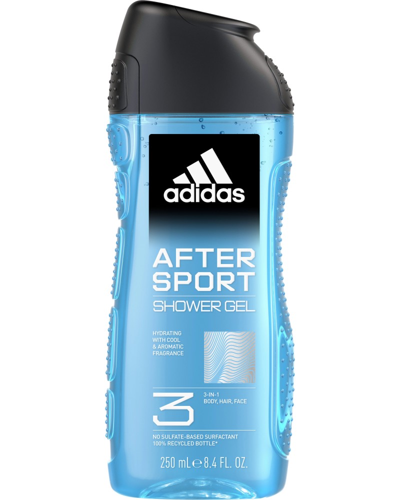 Adidas Men After Sport Shower Gel -    3  1  ,    -  