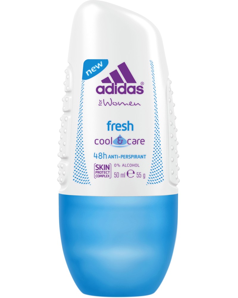 Adidas Women Fresh Cool & Care Anti-Perspirant Roll-On -     - 