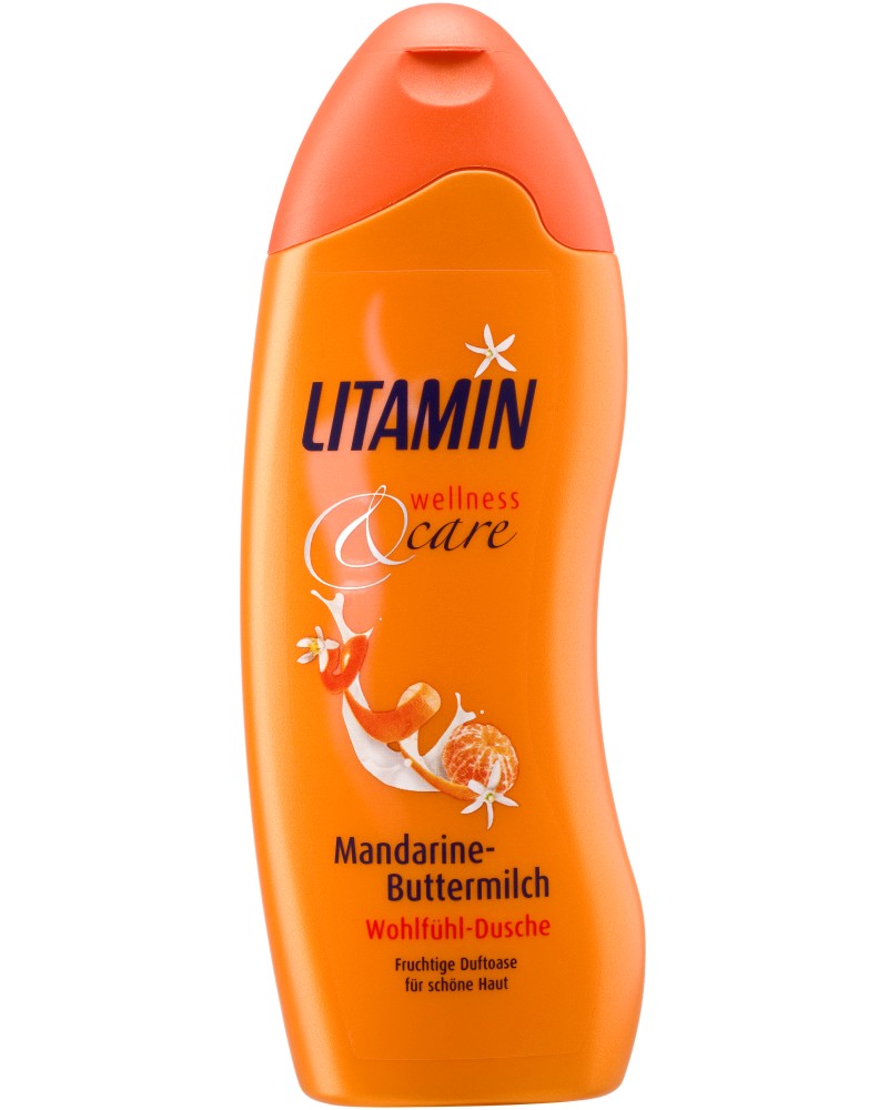 Litamin Wellness Care Tangerine Buttermilk Shower Gel -       -  