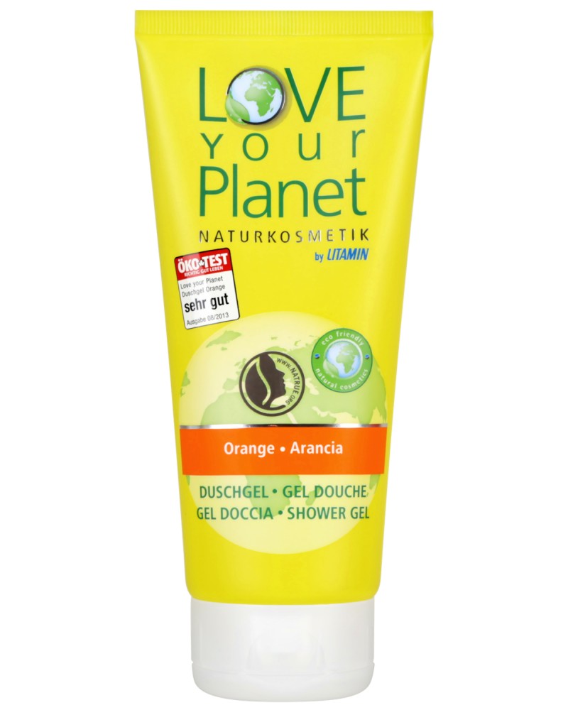 Litamin Love Your Planet Orange Shower Gel -         Love Your Planet -  
