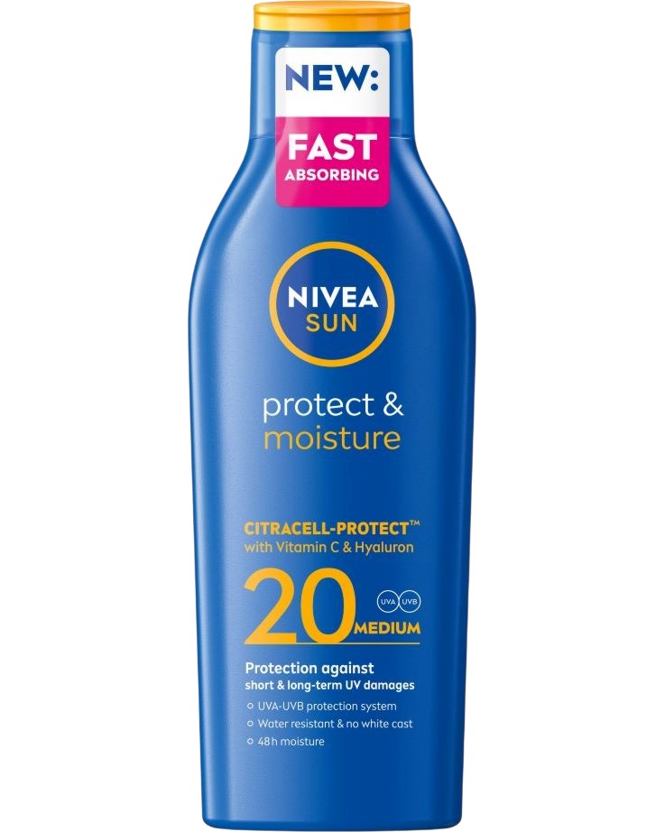 Nivea Sun Protect & Moisture Lotion - ���������� ������������� ������ �� ������� Nivea Sun - ������