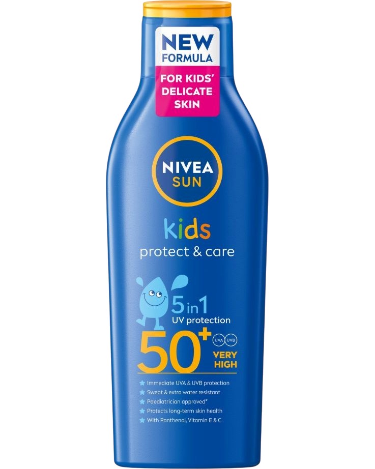 Nivea Sun Kids Protect & Care Lotion SPF 50+ - ������ ������������� ������ �� ������� Nivea Sun - ������