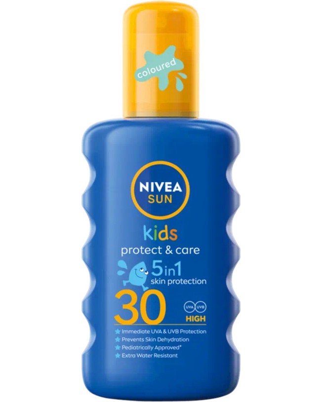 Nivea Sun Kids Protect & Care Coloured Spray -        Nivea Sun - 