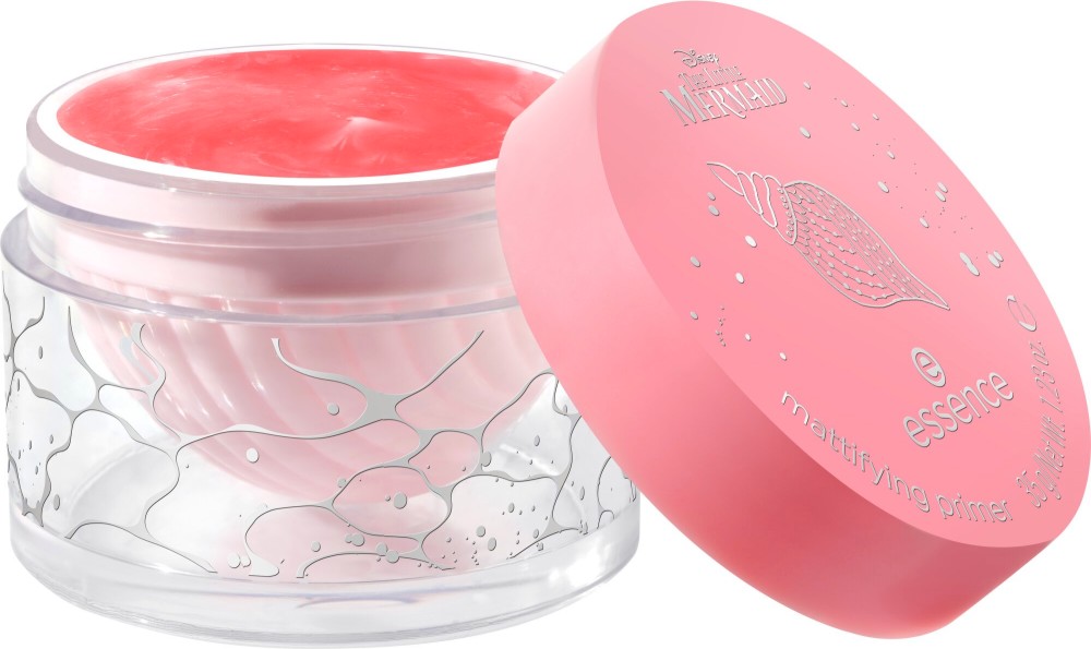 Essence Disney The Little Mermaid Mattifying Primer Essence Disney The Little Mermaid Mattifying Primer - Матираща основа за грим от серията Disney The Little Mermaid - продукт