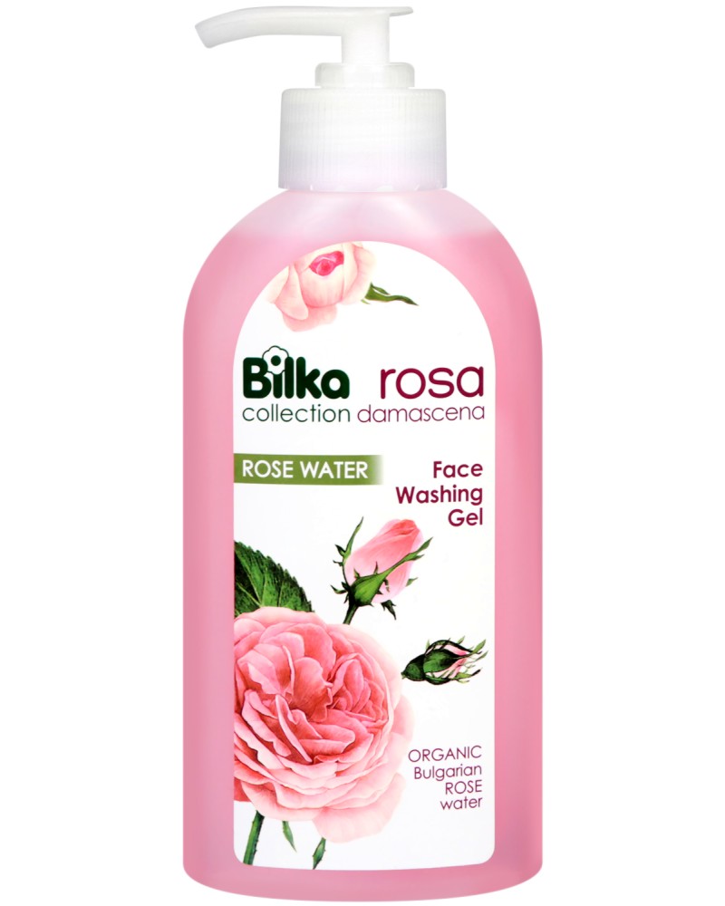 Bilka Rosa Damascena Face Washing Gel -       Rosa Damascena - 