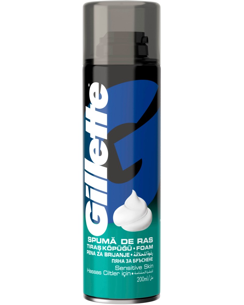Gillette Sensitive Skin Shaving Foam -       - 