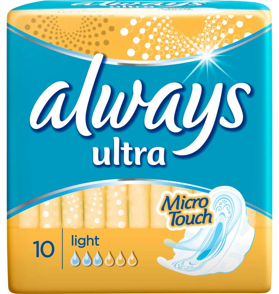 Always Ultra Light Pads - 10  20    -  