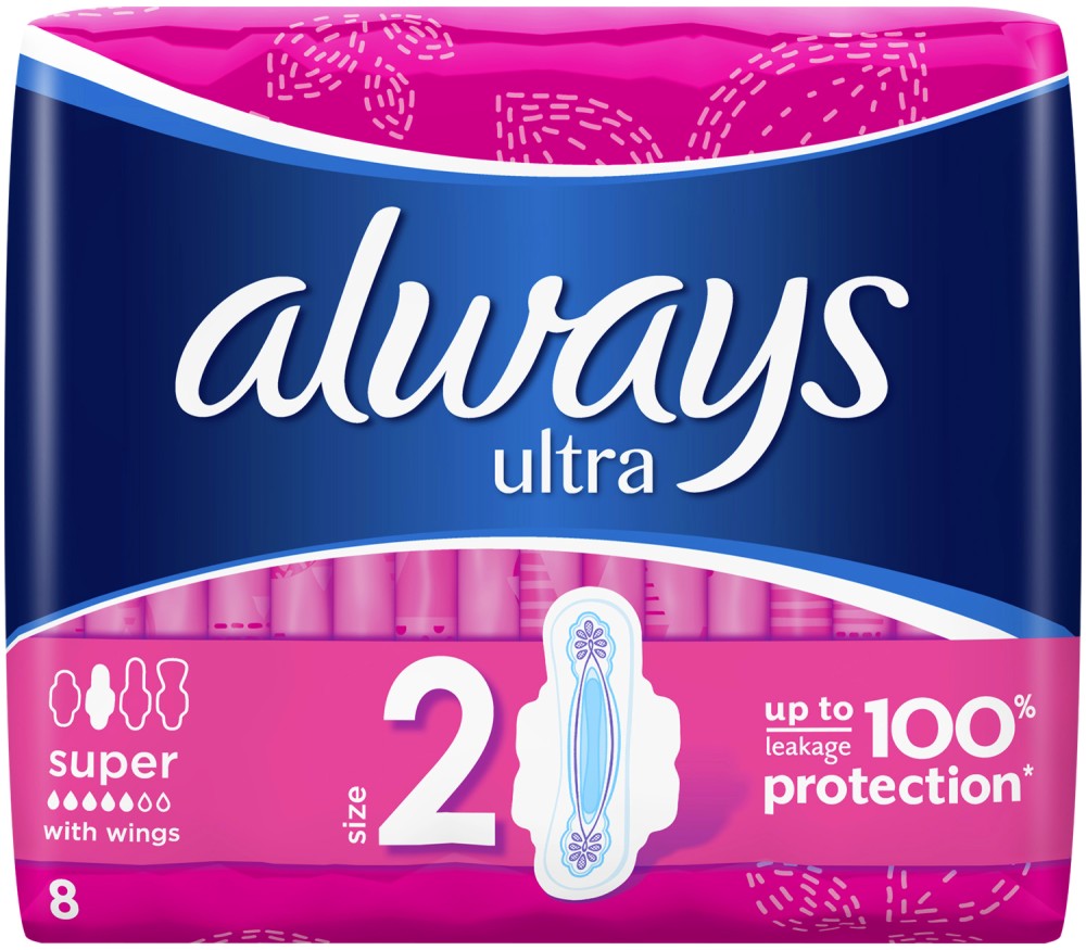 Always Ultra Super Plus Pads - 8 ÷ 32     -  