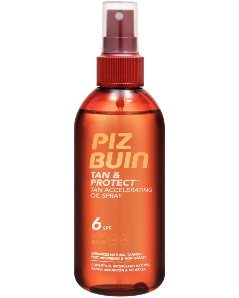 Piz Buin Tan & Protect Accelerating Oil Spray -        "Tan & Protect" - 