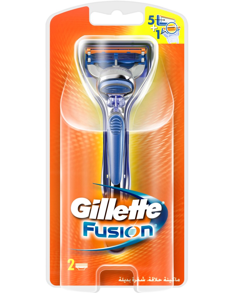 Gillette Fusion Manual - Самобръсначка с резервно ножче от серията Fusion - самобръсначка