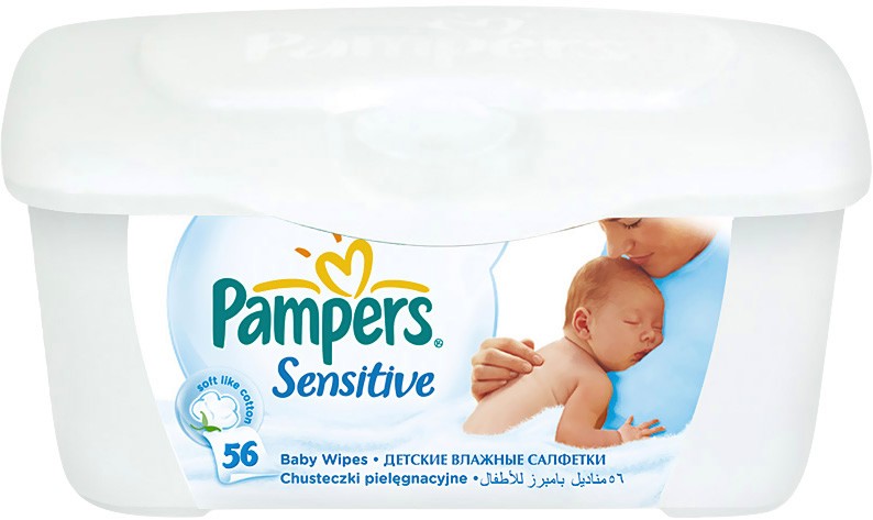 ������� ����� �������� - Pampers Sensitive - �������� �� 56 ���� � ����������� ����� - ����� ��������