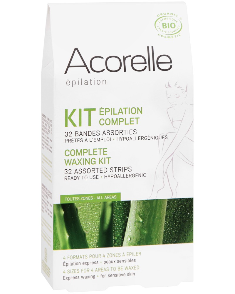 Acorelle Complete Cold Waxing Kit -   32     , ,     - 