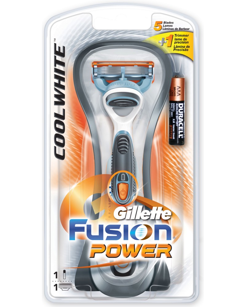    - Fusion Power Cool White -   "Gillette Fusion" - 