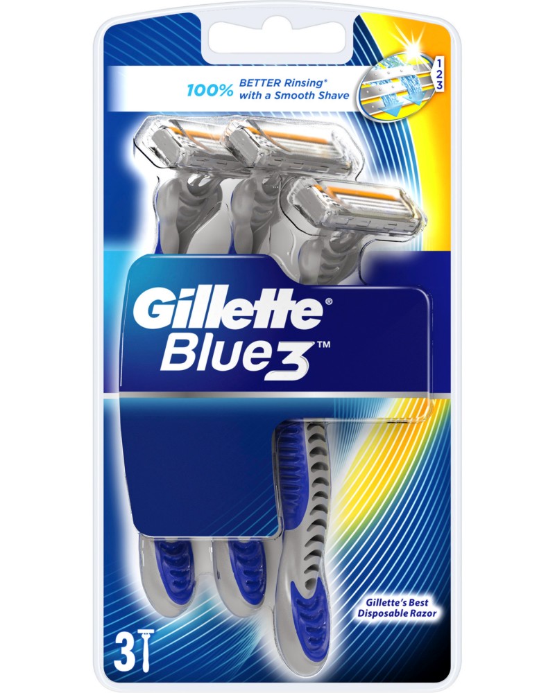 Gillette Blue 3 -     3  6    "Blue 3" - 