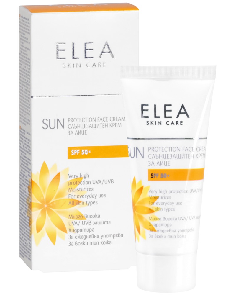 Elea Sun Protection Face Cream SPF 50+ -         - 