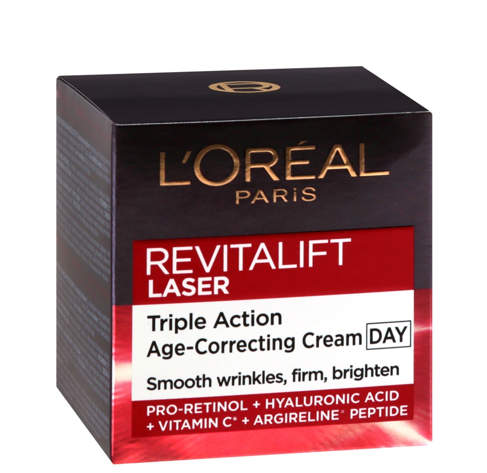 L'Oreal Revitalift Laser Triple Action Age-Correcting Day Cream - ���� ������ ������ �� ������� Revitalift Laser - ����
