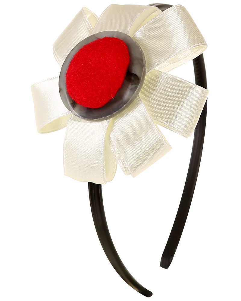 Диадема със сатенена декорация - Цвете Диадема със сатенена декорация - Цвете - продукт