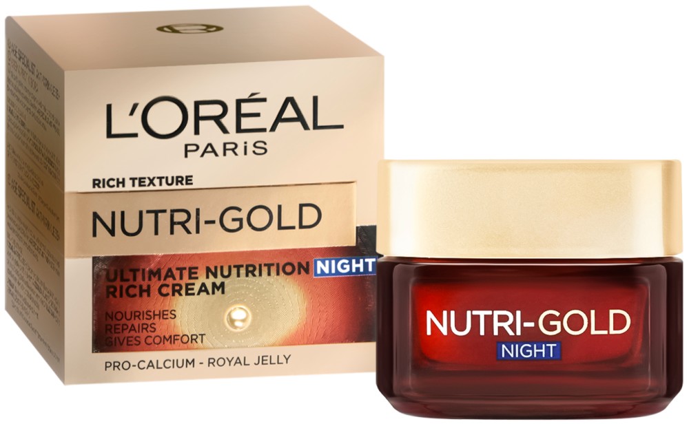 L'Oreal Nutri-Gold Rich Night Cream -         "Nutri-Gold" - 