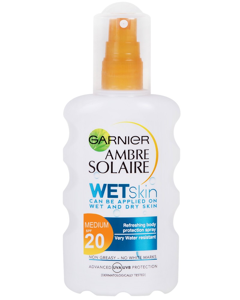 Garnier Ambre Solaire Wet Skin - ������������� ����� �� ������� Ambre Solaire - �������