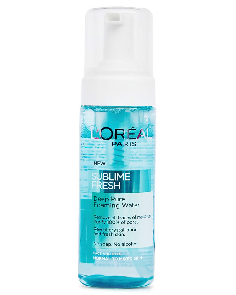 L'Oreal Sublime Fresh Deep Pure Foaming Water -        "Sublime Fresh" - 