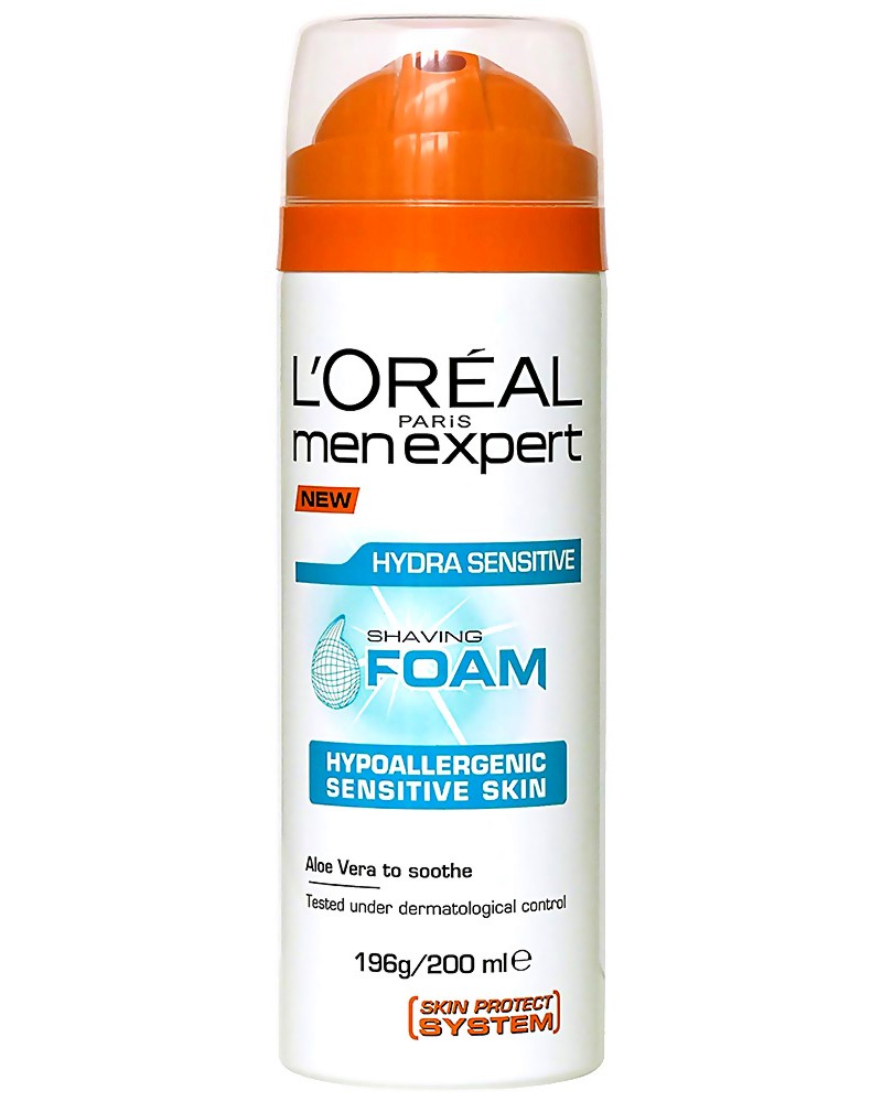 L'Oreal Men Expert Hydra Sensitive Shaving Foam -         Men Expert - 