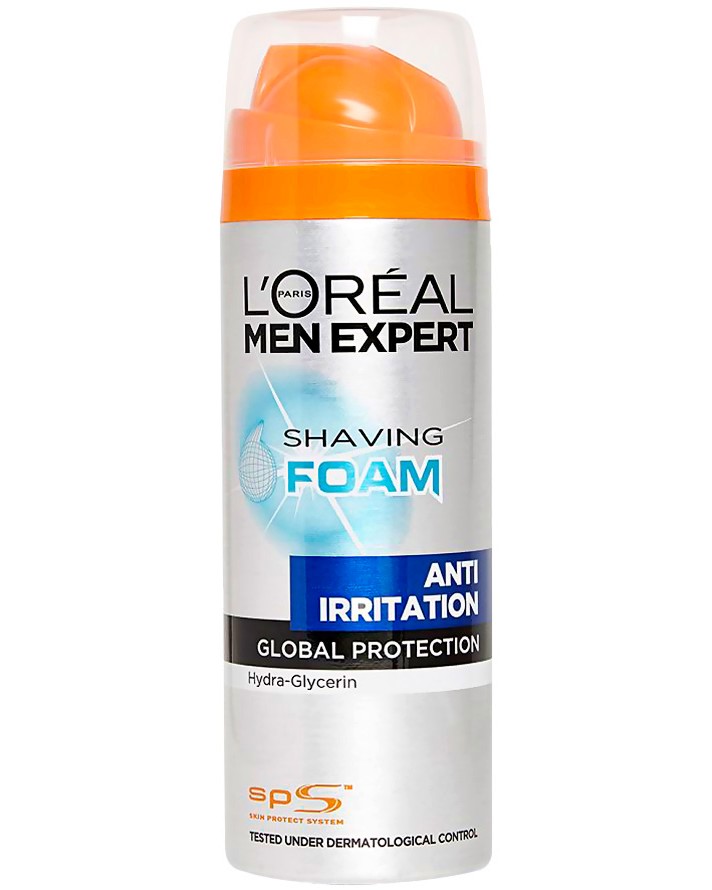 L'Oreal Men Expert Anti-Irritation Shaving Foam - Пяна за бръснене против раздразнения от серията Men Expert - пяна