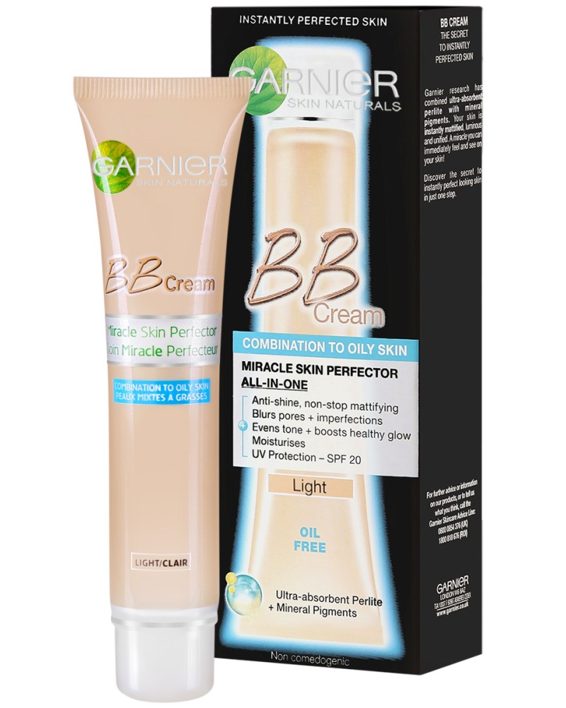 Garnier BB Cream Miracle Skin Perfector Oil Free -             "Skin Naturals" - 