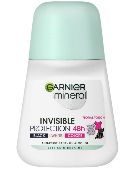 Garnier Mineral Invisible 48h Roll-On Floral Touch -      Deo Mineral - 