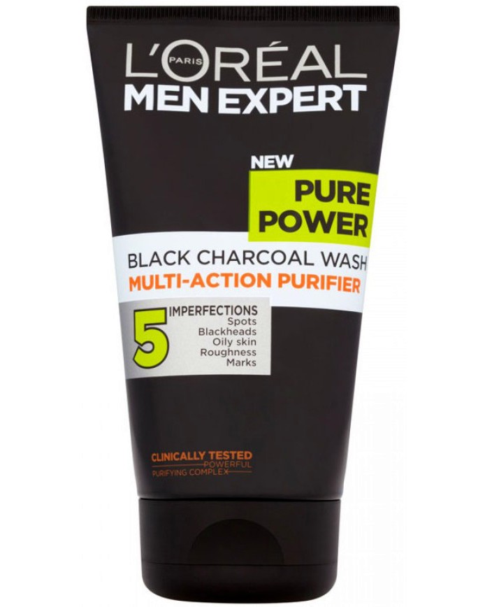 L'Oreal Men Expert Pure Power Black Charcoal Wash -         "Men Expert Pure Power" - 
