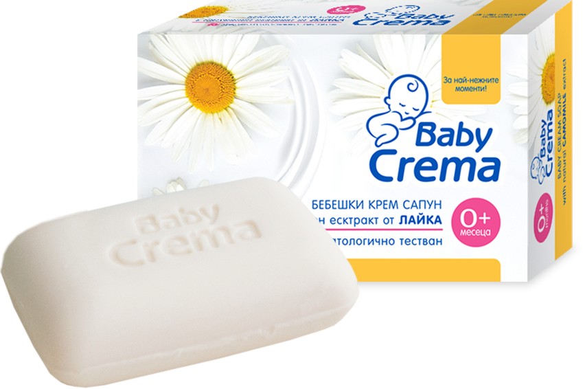 Бебешки крем сапун Baby Crema - С екстракт от лайка - сапун