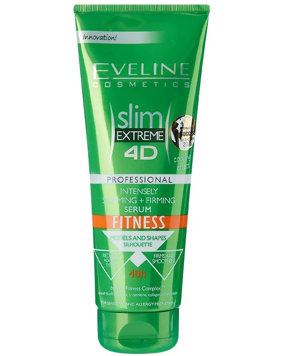 Eveline Slim Extreme 4D Fitness Serum Eveline Slim Extreme 4D Fitness Serum - Интензивно стягащ серум с охлаждащ ефект от серията Slim Extreme 4D - серум