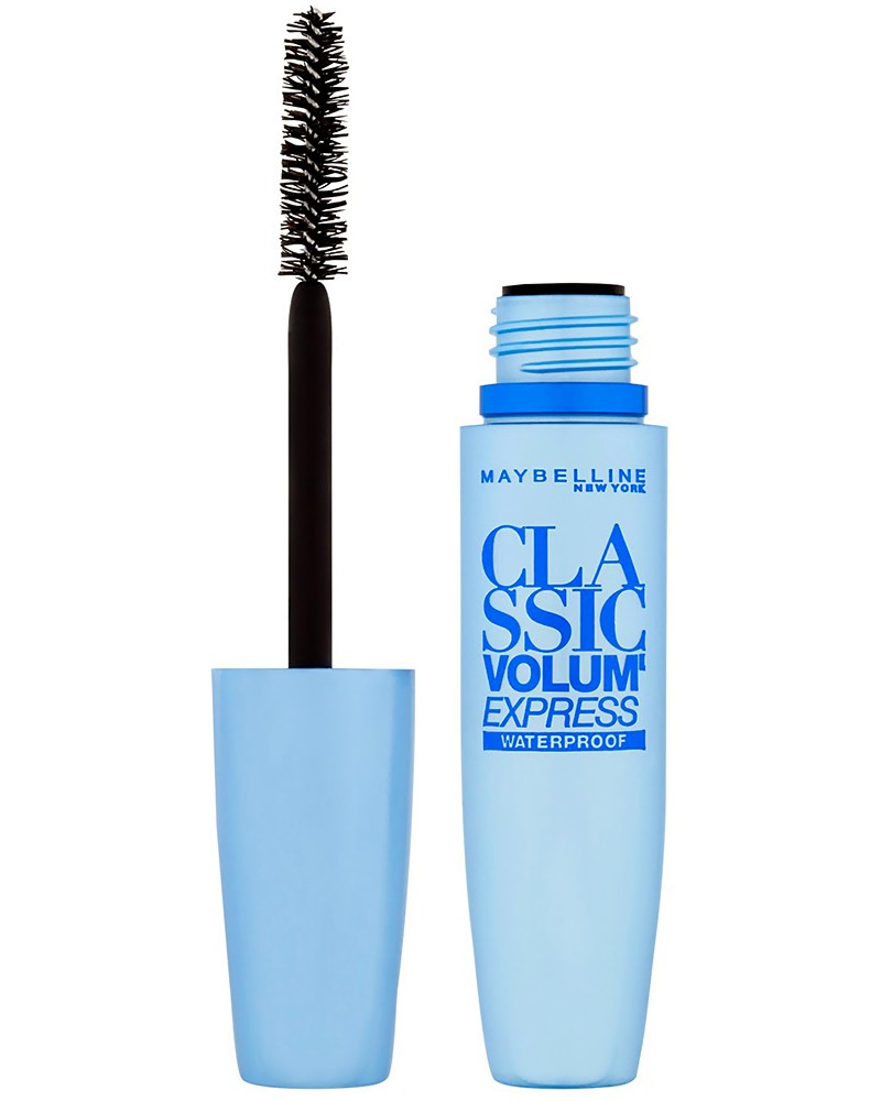 Maybelline Classic Volum' Express Waterproof Maybelline Classic Volum' Express Waterproof - Водоустойчива спирала за обемни мигли - спирала