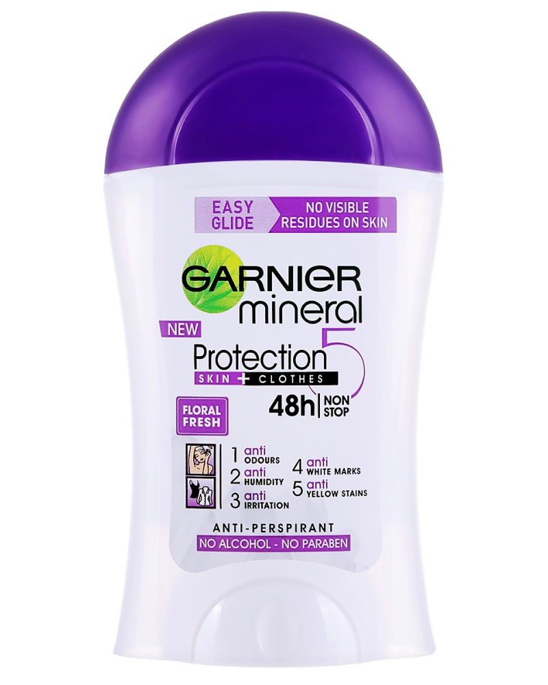 Garnier Mineral Protection 5 Floral Fresh -     "Garnier Deo Mineral" - 