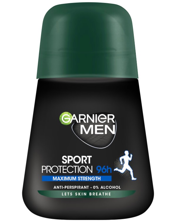 Garnier Men Sport 96h Anti-Perspirant Roll-On -      Garnier Deo Mineral - 