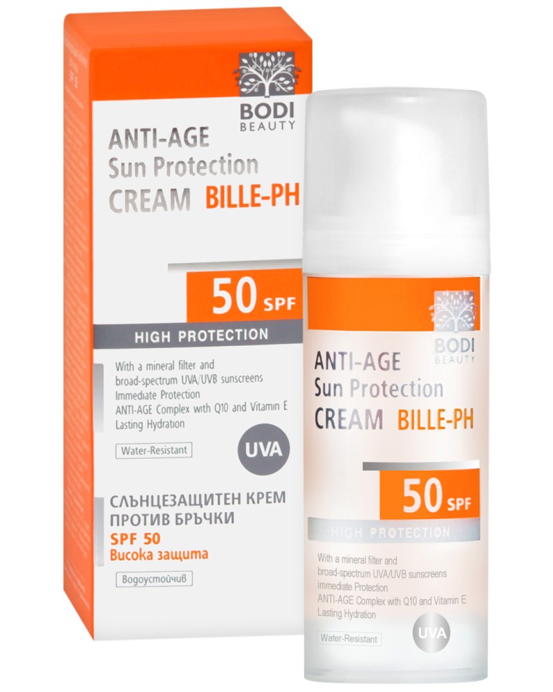 Bodi Beauty Bille-PH Anti-Age Sun Protection Cream SPF 50 -         "Bille-PH" - 