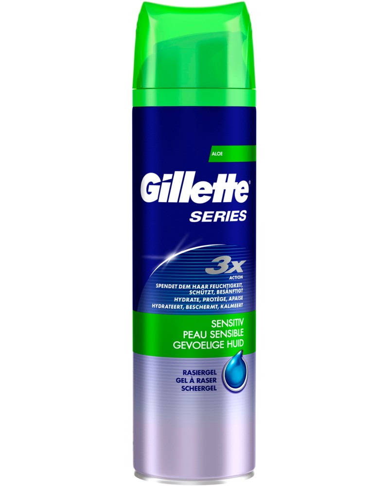 Gillette Series Sensitive Skin Shaving Gel -         Series - 