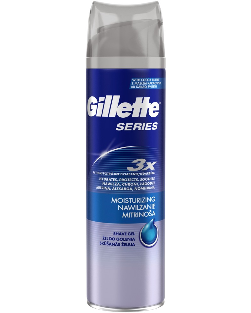 Gillette Series Moisturizing Shaving Gel - ���������� ��� �� �������� �� ������� Series - ���