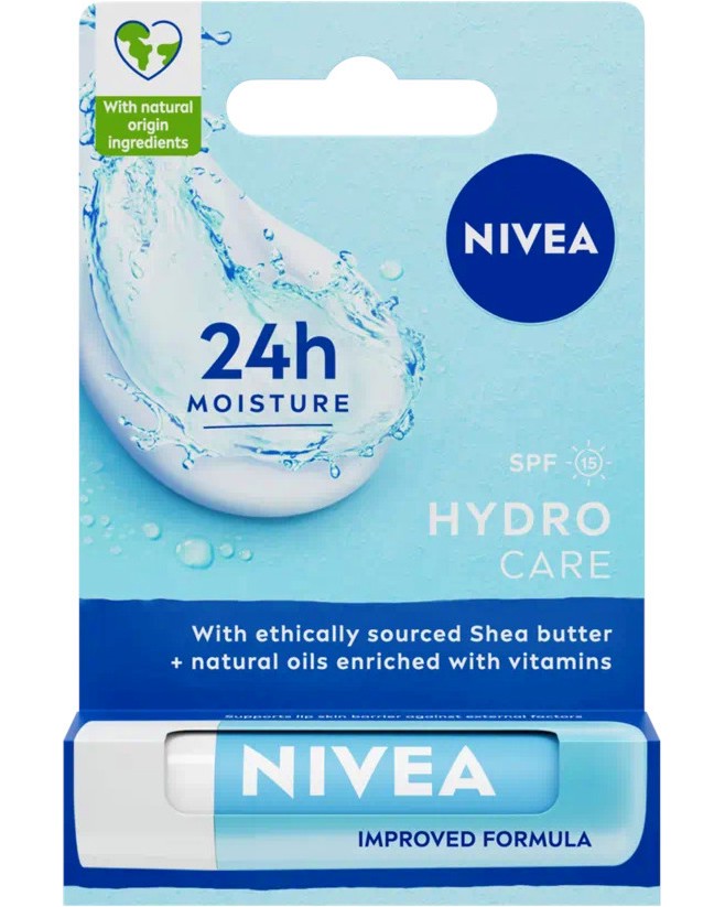 Nivea Hydro Care Lip Balm SPF 15 -     - 