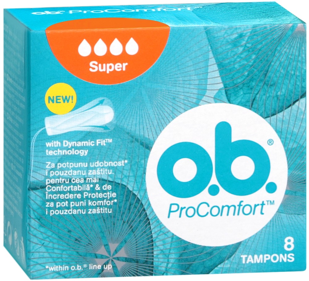 o.b. ProComfort Super Tampons - 8 ÷ 32 ���� ������ ������� - �������