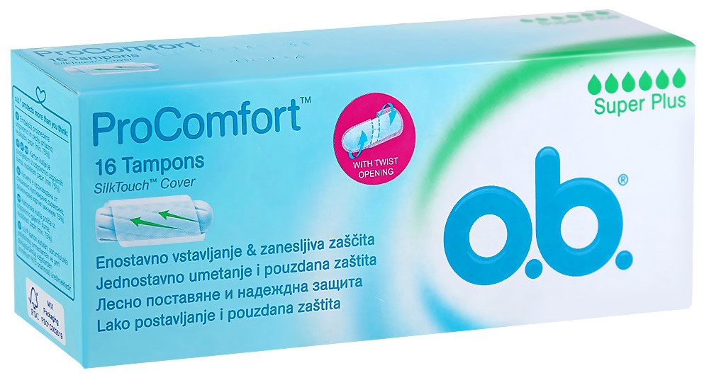 o.b. ProComfort Super Plus Tampons - 16    - 