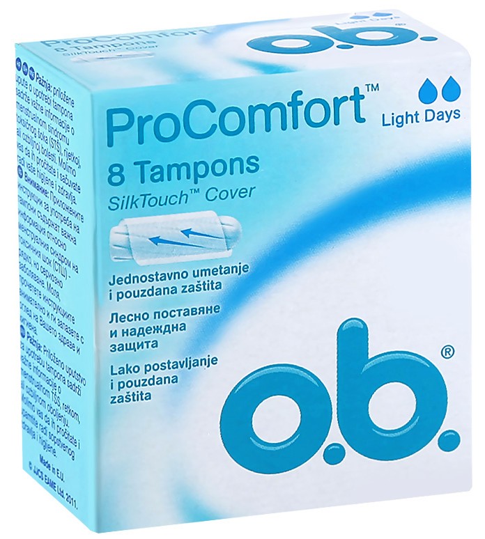 o.b. ProComfort Light Days Tampons - 8 ÷ 16    - 