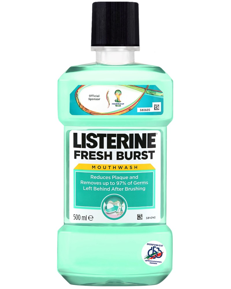 Listerine Fresh Burst Mouthwash -    - 