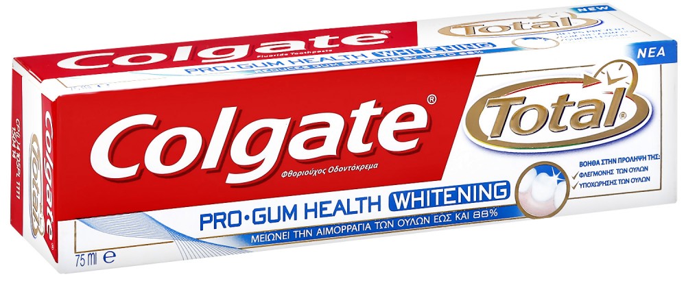 Colgate Total Pro Gum Health Whitening -         -   