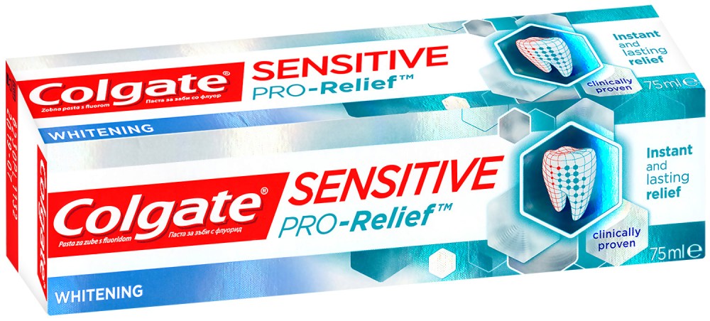 Colgate Sensitive Pro Relief  Whitening -      -   