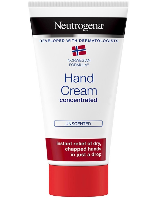 Neutrogena Concentrated Hand Cream - Концентриран крем за ръце без аромат - крем