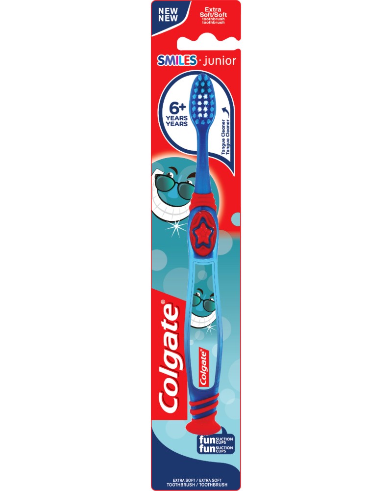 Colgate Smiles Junior Extra Soft Toothbrush 6+ -        - 